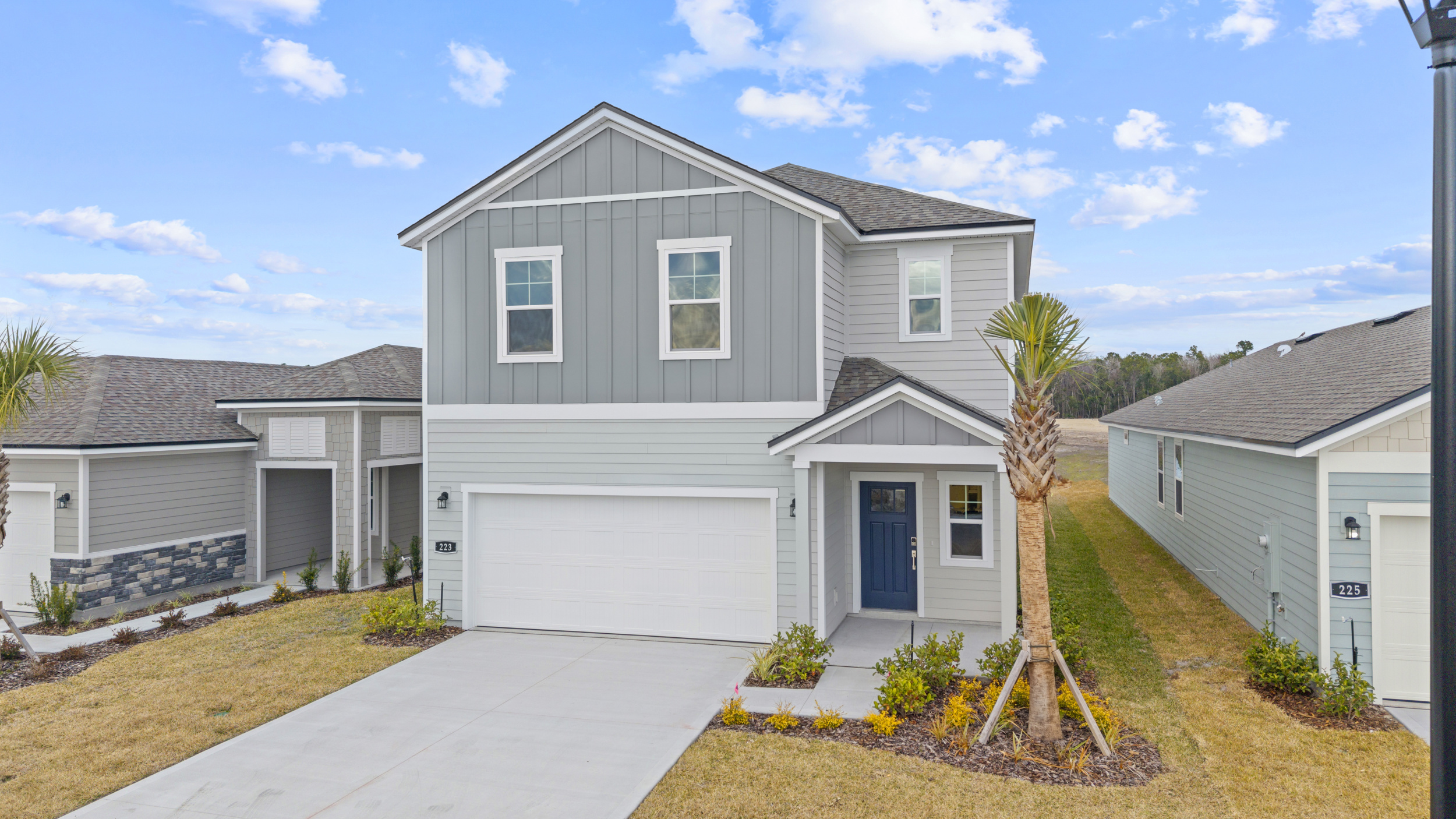 Lot 141 Front Exterior from Left Angle at The Preserve at Camden Woods