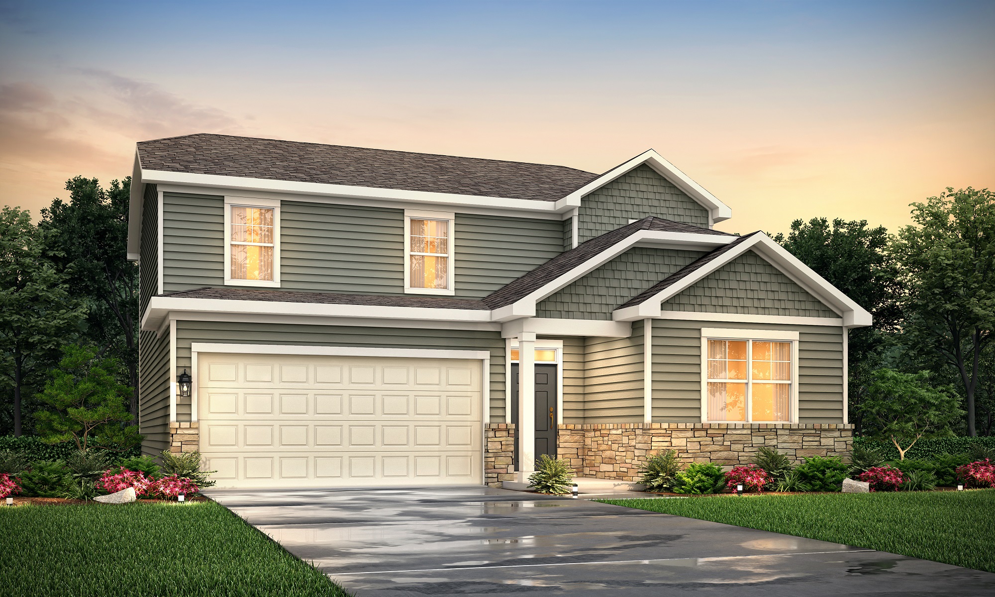 The Harding Elevation C at Blue Sky Meadows