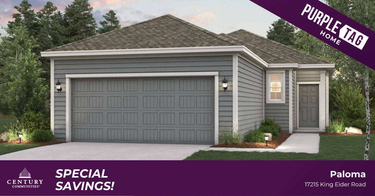 A house with a garage.