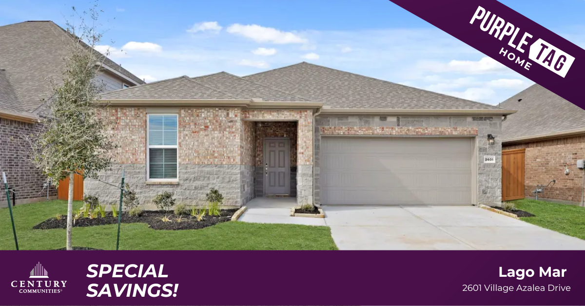 A house with a garage.