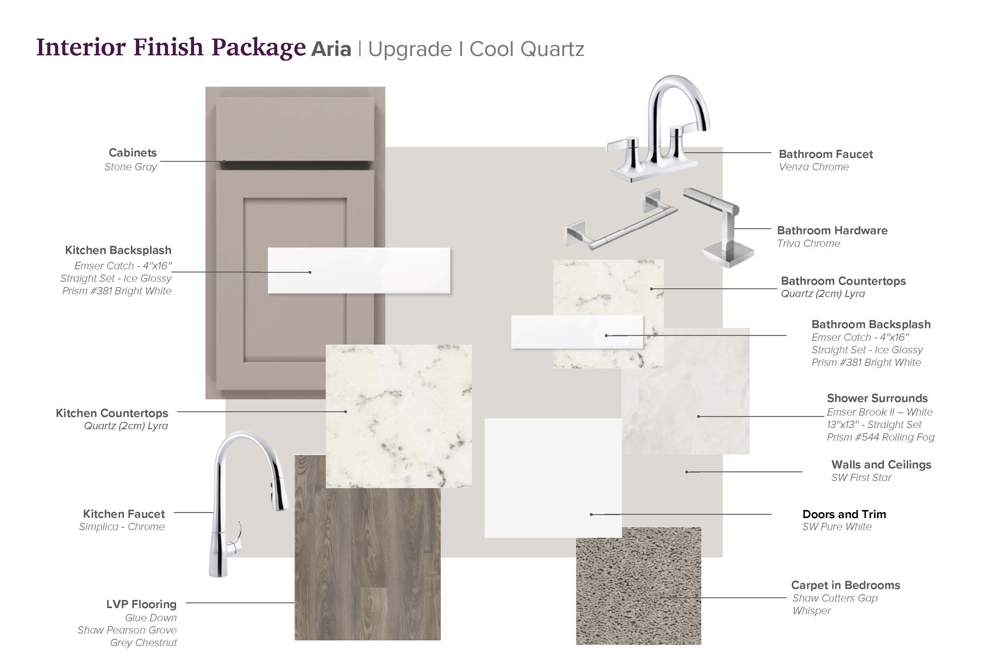 SA Interior Packages Aria Upgrade - Cool - Gray Cab - Quartz Lyra